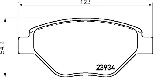 накладки HELLA PAGID 8DB 355 010-551