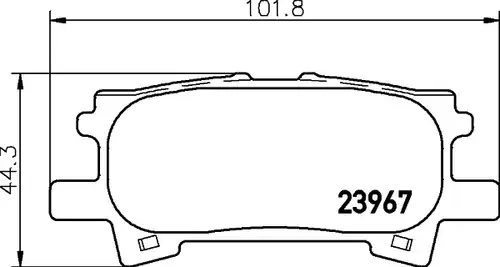 накладки HELLA PAGID 8DB 355 010-621