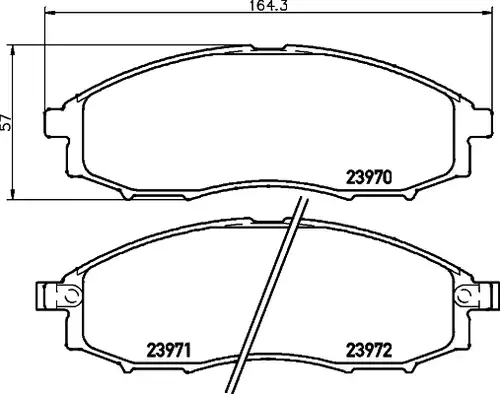 накладки HELLA PAGID 8DB 355 010-671