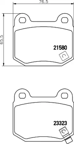 накладки HELLA PAGID 8DB 355 010-691