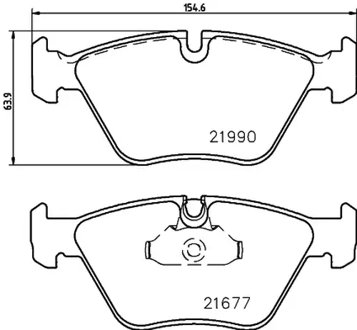 накладки HELLA PAGID 8DB 355 010-711