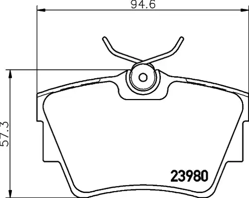 накладки HELLA PAGID 8DB 355 010-761