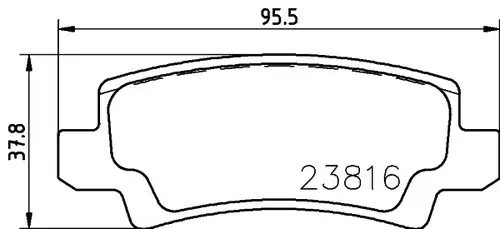 накладки HELLA PAGID 8DB 355 010-841