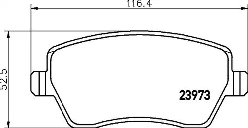 накладки HELLA PAGID 8DB 355 010-851