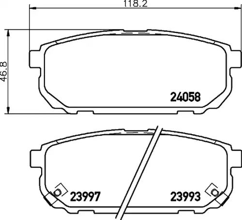 накладки HELLA PAGID 8DB 355 010-871