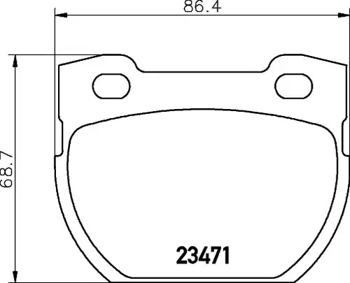 накладки HELLA PAGID 8DB 355 010-921