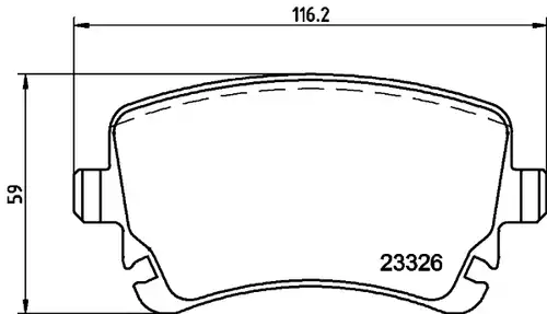 накладки HELLA PAGID 8DB 355 010-971