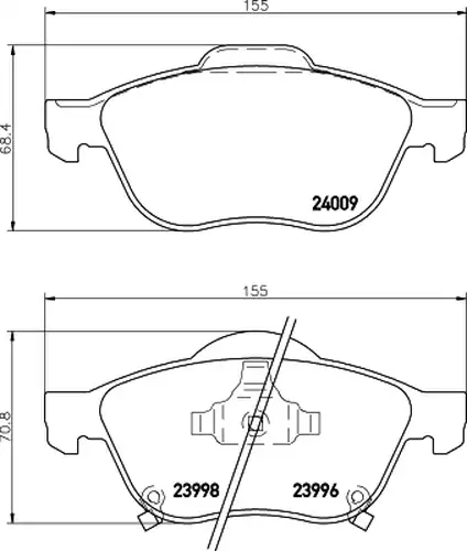 накладки HELLA PAGID 8DB 355 011-041