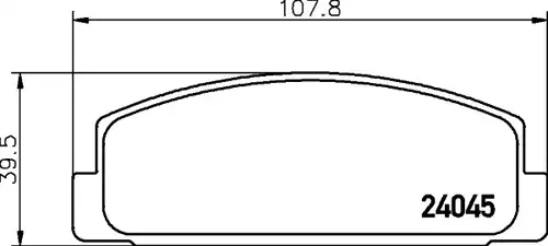 накладки HELLA PAGID 8DB 355 011-131