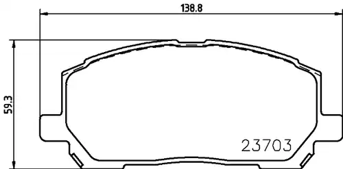 накладки HELLA PAGID 8DB 355 011-161