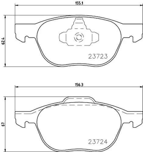 накладки HELLA PAGID 8DB 355 011-191