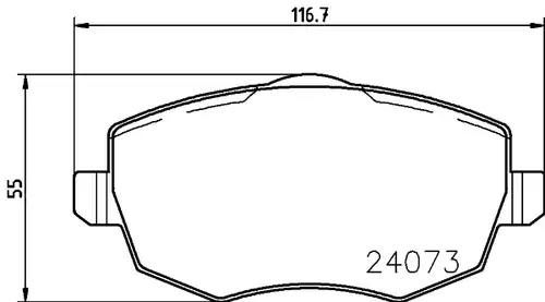 накладки HELLA PAGID 8DB 355 011-231