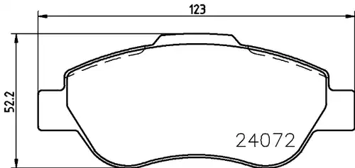 накладки HELLA PAGID 8DB 355 011-241