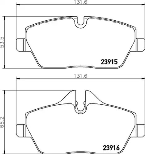 накладки HELLA PAGID 8DB 355 011-261