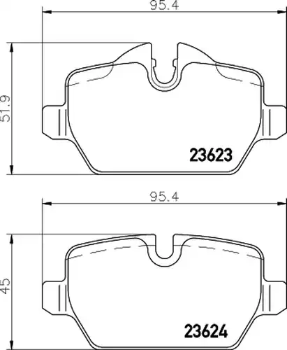 накладки HELLA PAGID 8DB 355 011-271