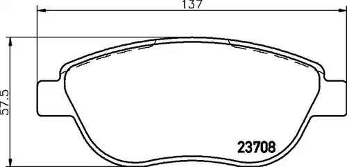 накладки HELLA PAGID 8DB 355 011-331