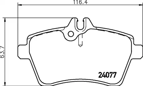 накладки HELLA PAGID 8DB 355 011-371