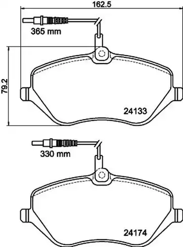 накладки HELLA PAGID 8DB 355 011-491