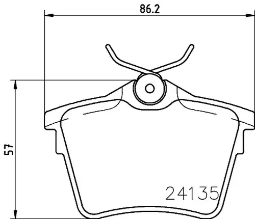 накладки HELLA PAGID 8DB 355 011-501