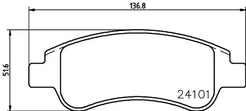 накладки HELLA PAGID 8DB 355 011-521