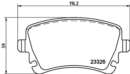 накладки HELLA PAGID 8DB 355 011-531