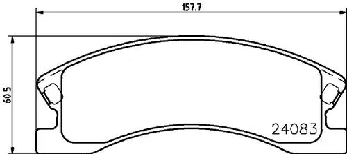 накладки HELLA PAGID 8DB 355 011-541