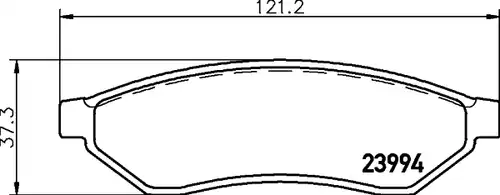 накладки HELLA PAGID 8DB 355 011-671