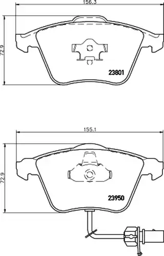 накладки HELLA PAGID 8DB 355 011-711