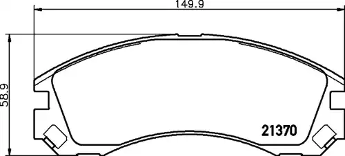 накладки HELLA PAGID 8DB 355 011-751