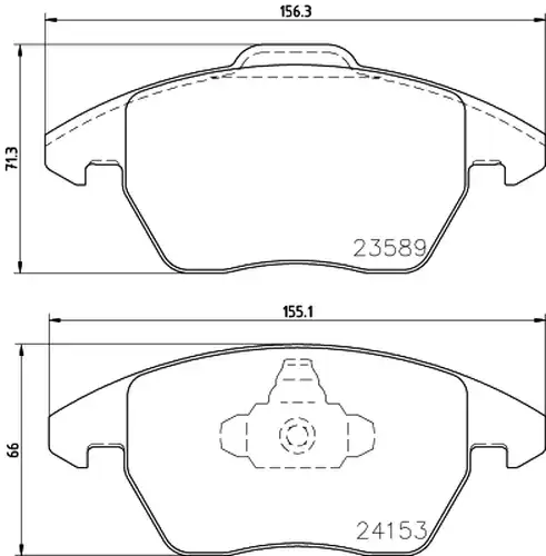 накладки HELLA PAGID 8DB 355 011-811