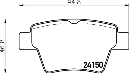 накладки HELLA PAGID 8DB 355 011-821