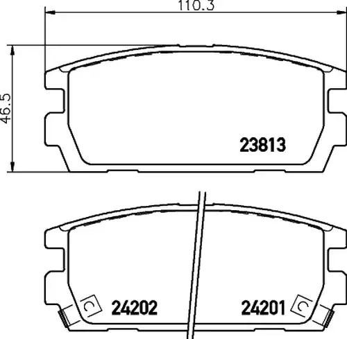 накладки HELLA PAGID 8DB 355 011-841