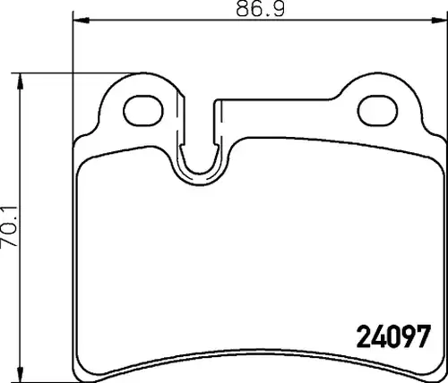 накладки HELLA PAGID 8DB 355 011-861