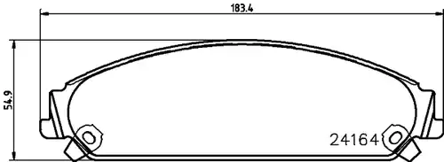 накладки HELLA PAGID 8DB 355 011-891