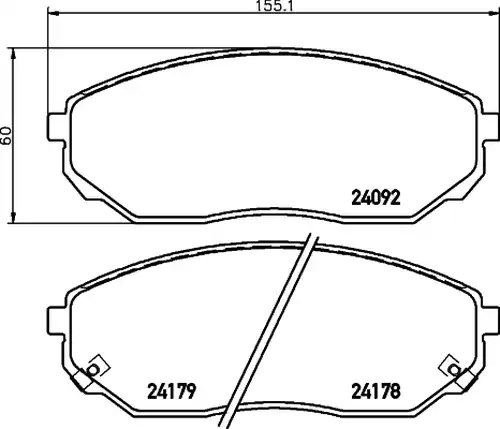 накладки HELLA PAGID 8DB 355 011-931