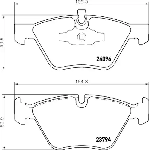 накладки HELLA PAGID 8DB 355 011-941