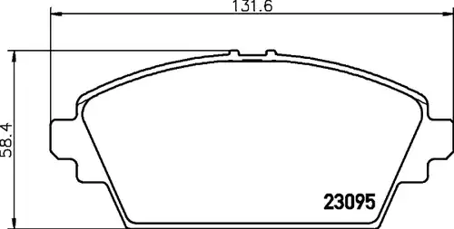 накладки HELLA PAGID 8DB 355 011-951