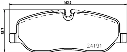 накладки HELLA PAGID 8DB 355 011-971