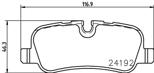 накладки HELLA PAGID 8DB 355 011-981