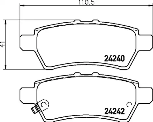 накладки HELLA PAGID 8DB 355 012-081