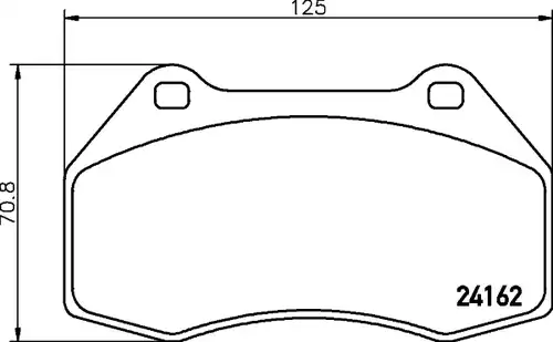 накладки HELLA PAGID 8DB 355 012-151