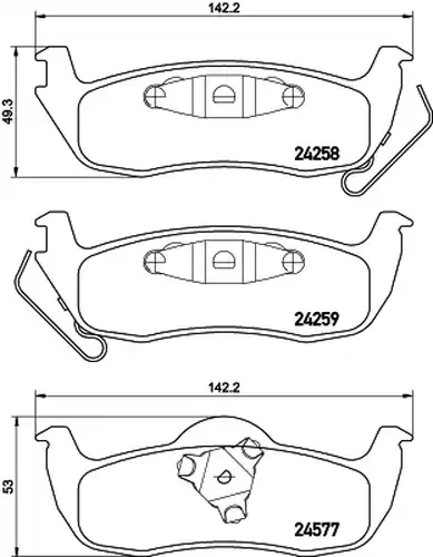 накладки HELLA PAGID 8DB 355 012-181