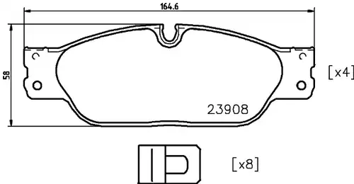 накладки HELLA PAGID 8DB 355 012-251