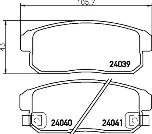 накладки HELLA PAGID 8DB 355 012-331