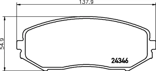 накладки HELLA PAGID 8DB 355 012-351