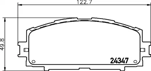 накладки HELLA PAGID 8DB 355 012-361