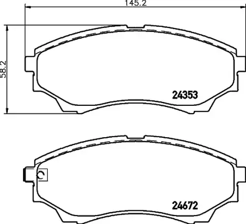 накладки HELLA PAGID 8DB 355 012-381