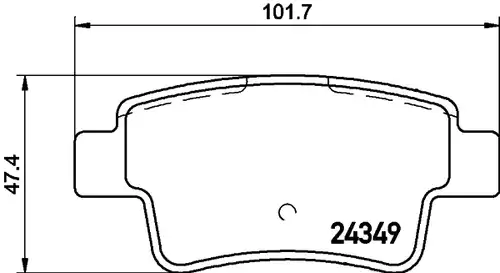 накладки HELLA PAGID 8DB 355 012-391