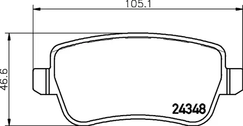 накладки HELLA PAGID 8DB 355 012-411