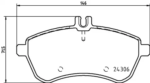 накладки HELLA PAGID 8DB 355 012-581